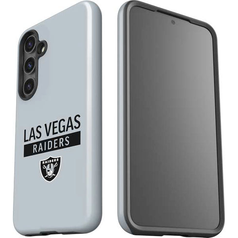 NFL Las Vegas Raiders Silver Performance Series Galaxy S25 Plus Impact Case